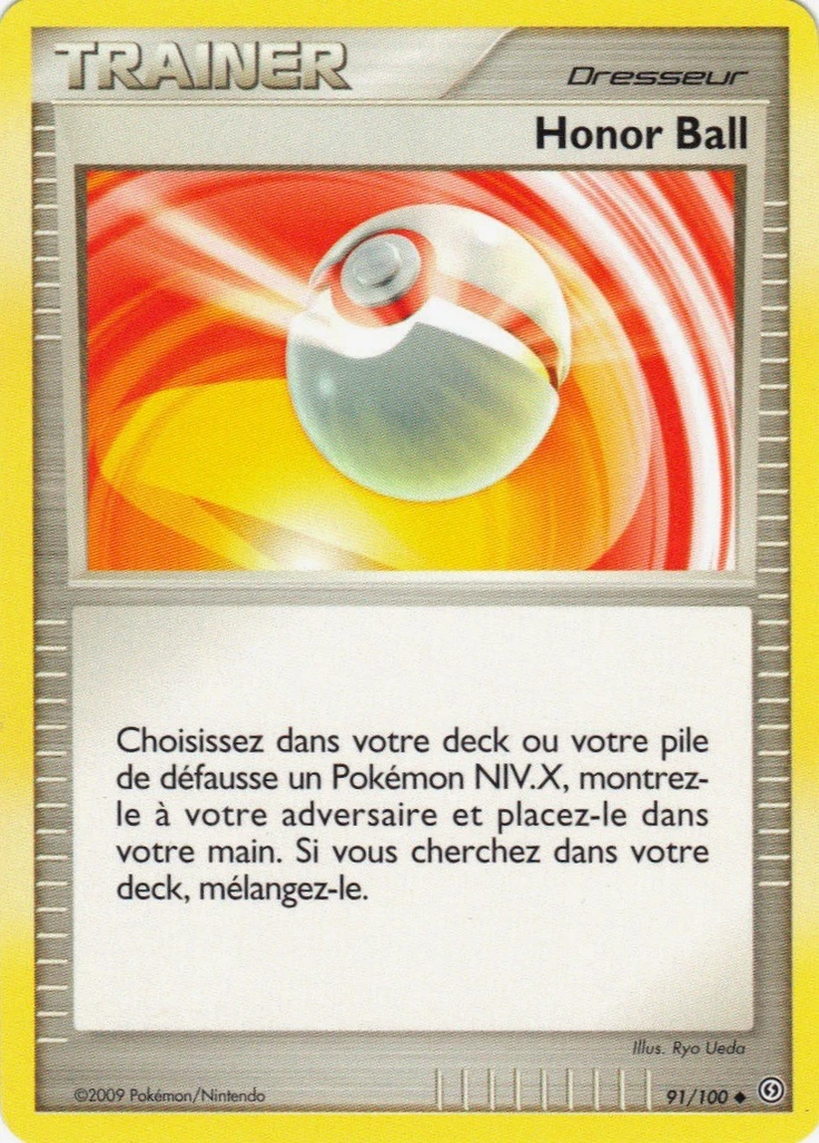 Carte Pokémon Honor ball de l'extension Tempête
