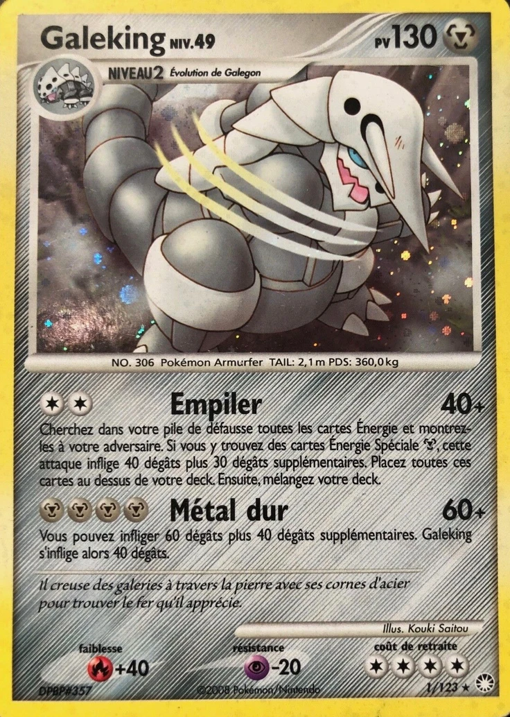 Carte Pokémon Galeking de l'extension Trésors Mystérieux