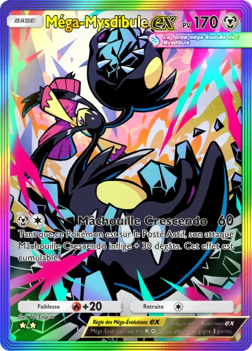 Carte Pokémon Méga-Mysdibule-ex de l'extension Parade Onirique