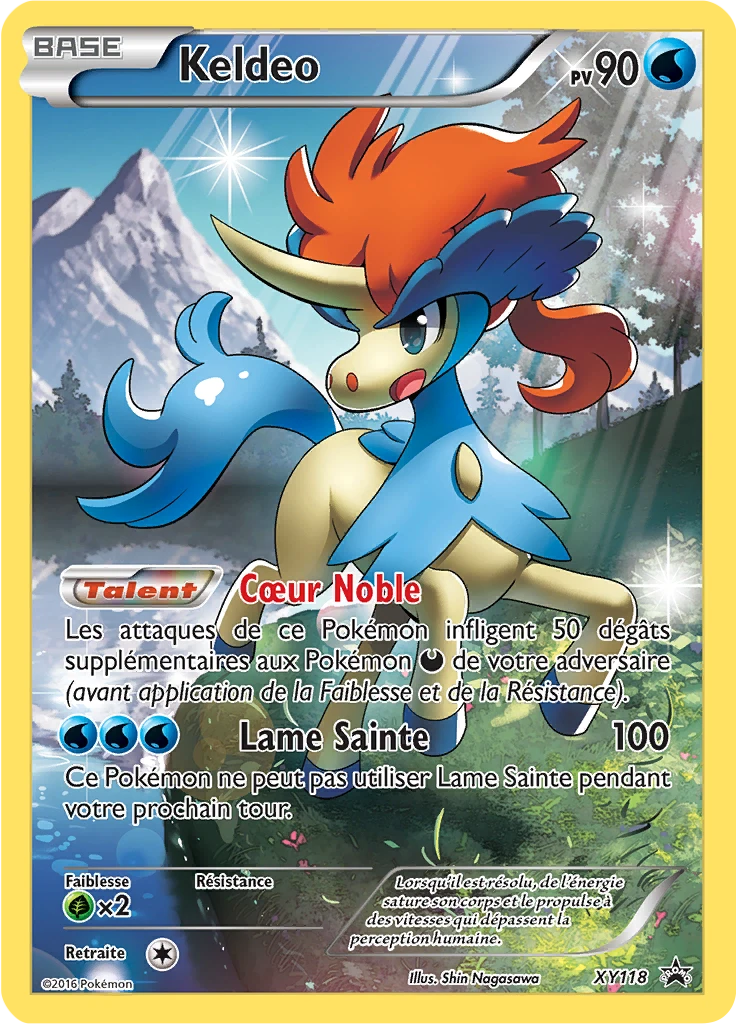 Carte Pokémon Keldeo de l'extension Promo XY