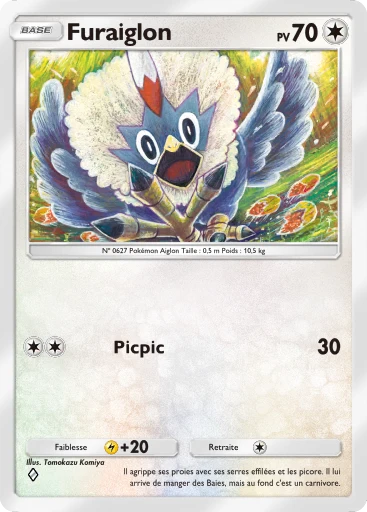 Carte Pokémon Furaiglon de l'extension Propulsion Paradoxe