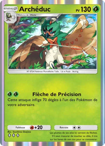Carte Pokémon Archéduc de l'extension Crise Interdimensionnelle