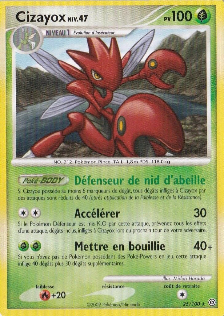 Carte Pokémon Cizayox de l'extension Tempête