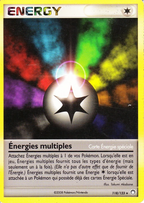 Carte Pokémon Énergies multiples de l'extension Trésors Mystérieux