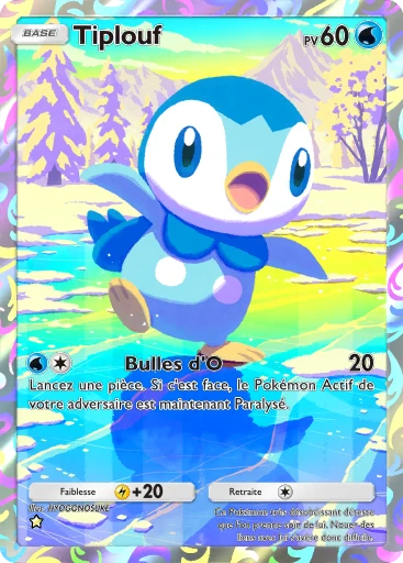 Carte Pokémon Tiplouf de l'extension Jours Heureux