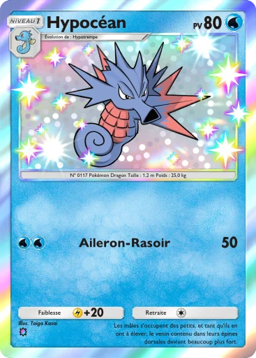 Carte Pokémon Hypocéan de l'extension Parade Onirique