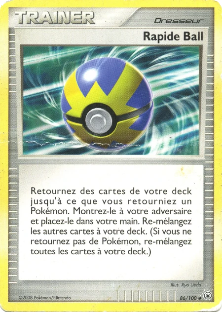 Carte Pokémon Rapide Ball de l'extension Aube Majestueuse