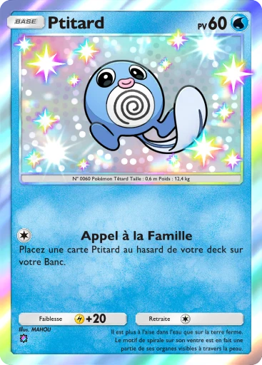 Carte Pokémon Ptitard de l'extension Méga-Ascension