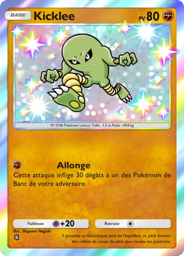 Carte Pokémon Kicklee de l'extension Parade Onirique
