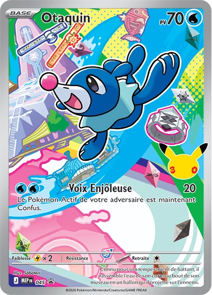 Carte Pokémon Otaquin de l'extension MEP Black Star Promos