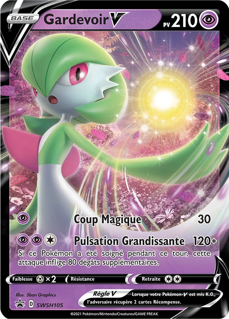 Carte Pokémon Gardevoir V de l'extension Promo SWSH