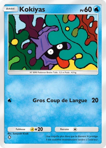 Carte Pokémon Kokiyas de l'extension Puissance Génétique