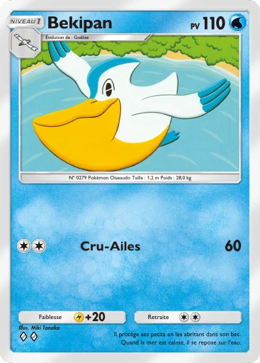 Carte Pokémon Bekipan de l'extension L'Ambition de la Team Rocket