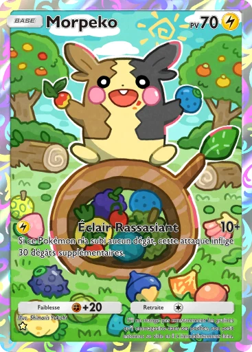 Carte Pokémon Morpeko de l'extension Aura Palpitante