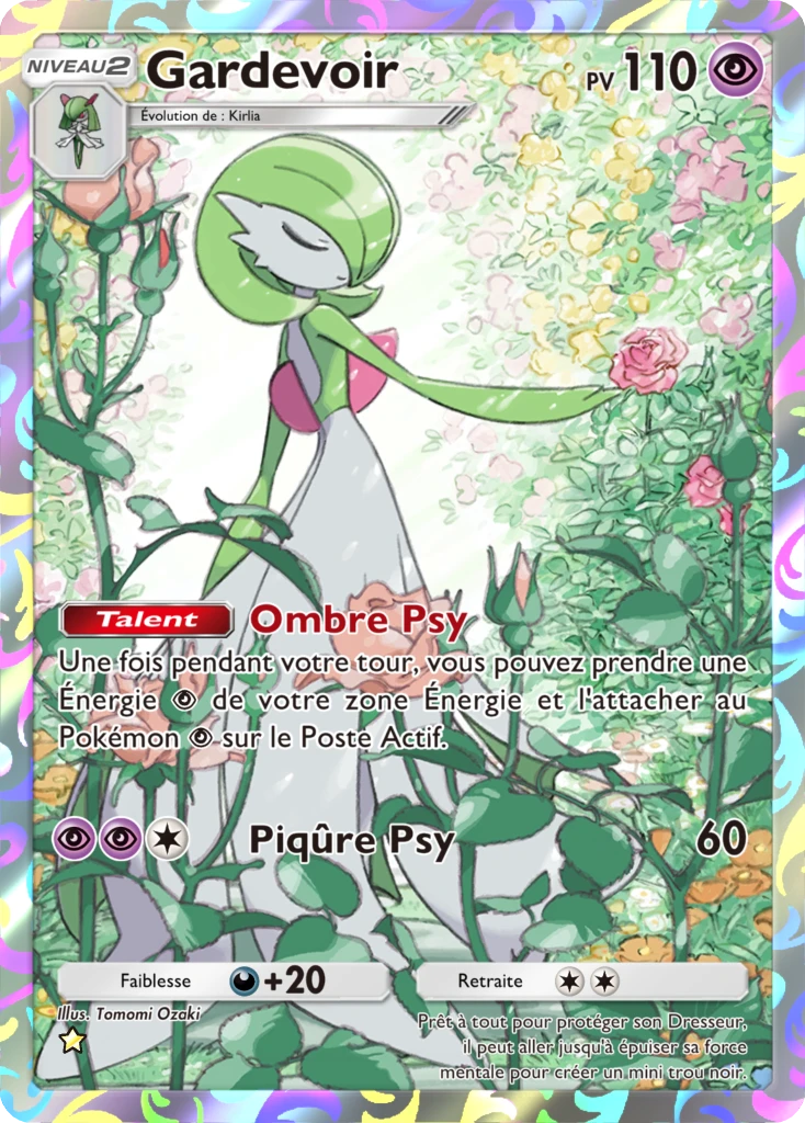 Carte Pokémon Gardevoir de l'extension Booster de Luxe ex