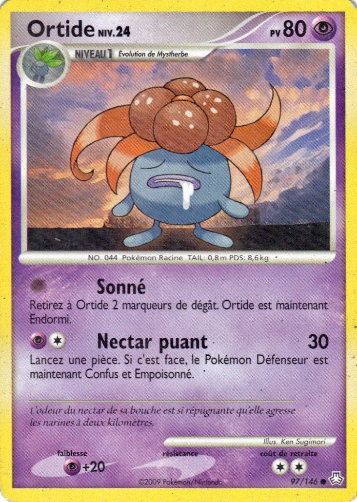 Carte Pokémon Ortide de l'extension Éveil des Légendes