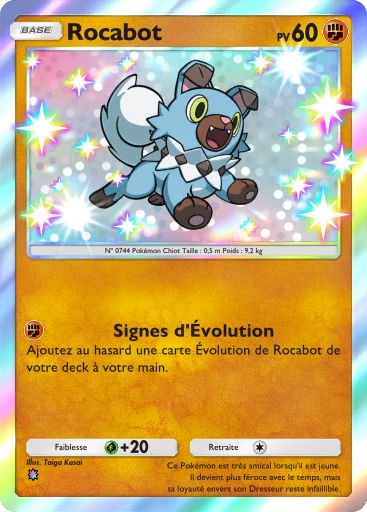 Carte Pokémon Rocabot de l'extension Méga-Ascension