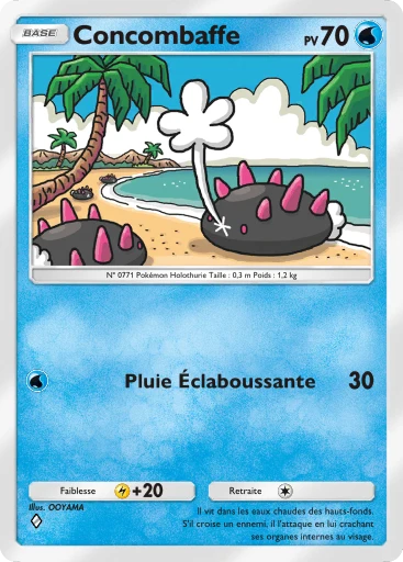 Carte Pokémon Concombaffe de l'extension Puissance Génétique