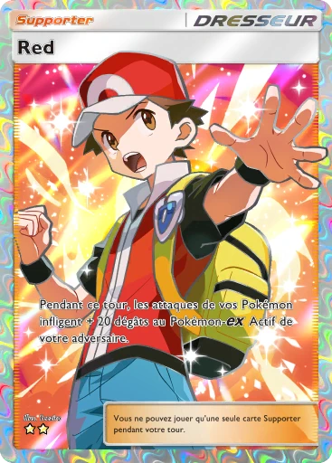 Carte Pokémon Red de l'extension Réjouissances Rayonnantes