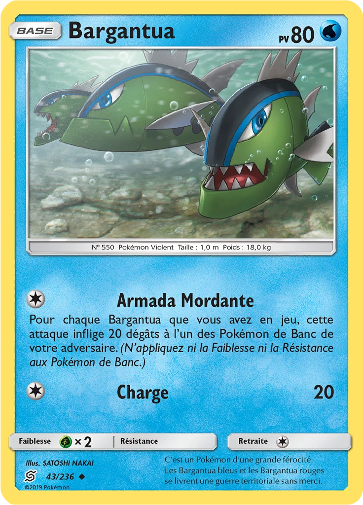 Carte Pokémon Bargantua de l'extension Harmonie des Esprits