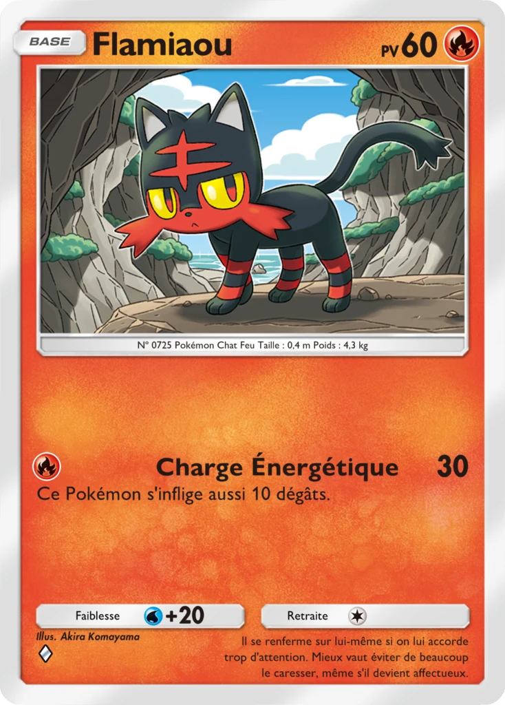 Carte Pokémon Flamiaou de l'extension Gardiens Astraux