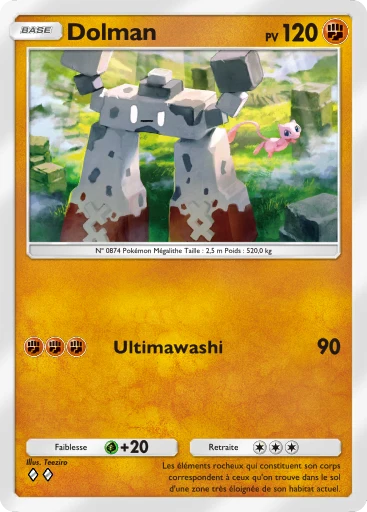 Carte Pokémon Dolman de l'extension L'Île Fabuleuse