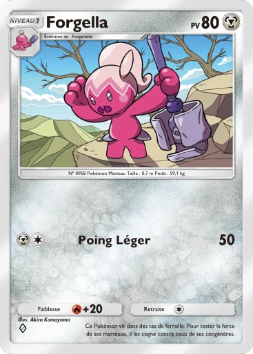 Carte Pokémon Forgella de l'extension Merveilles de Paldea