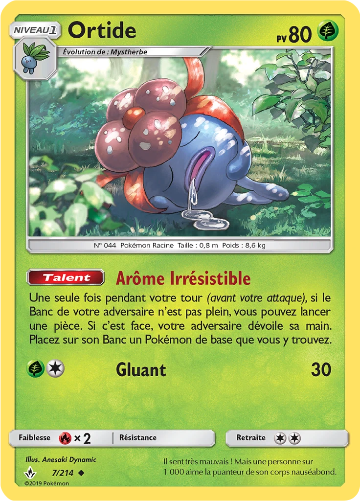 Carte Pokémon Ortide de l'extension Alliance Infaillible