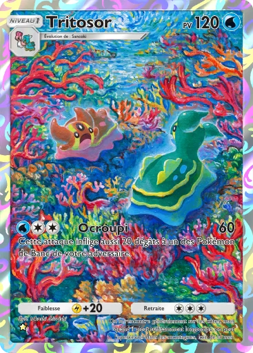 Carte Pokémon Tritosor de l'extension Choc Spatio-Temporel