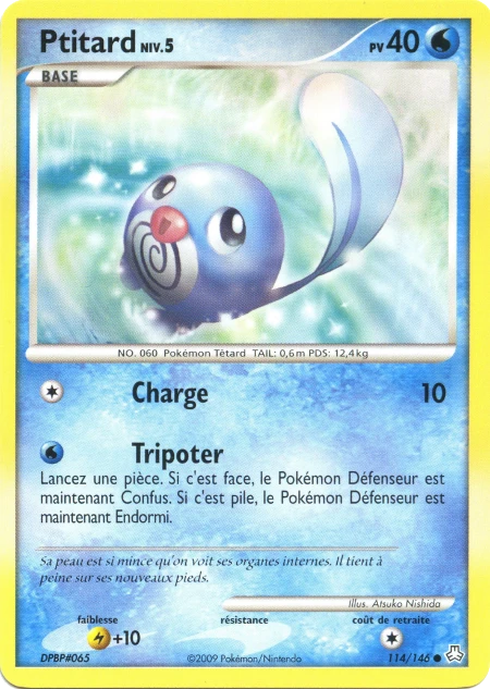 Carte Pokémon Ptitard de l'extension Éveil des Légendes