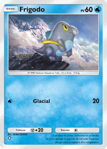 Carte Pokémon Frigodo de l'extension Merveilles de Paldea