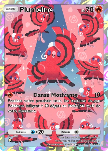 Carte Pokémon Plumeline de l'extension Parade Onirique