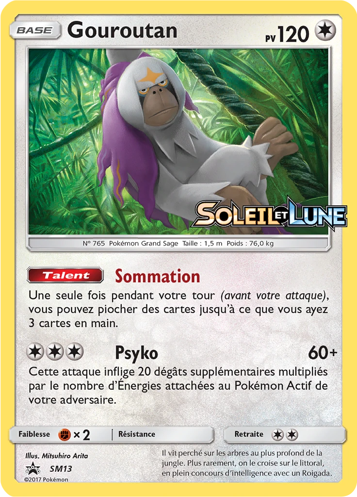 Carte Pokémon Gouroutan de l'extension Promo SM