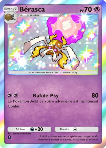 Carte Pokémon Bérasca de l'extension Propulsion Paradoxe