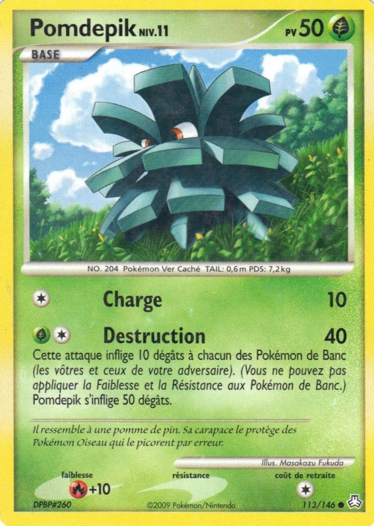 Carte Pokémon Pomdepik de l'extension Éveil des Légendes