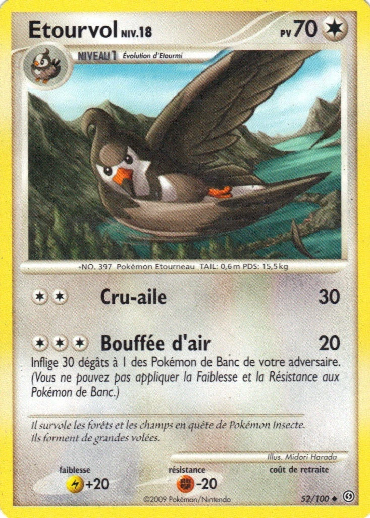 Carte Pokémon Etourvol de l'extension Tempête