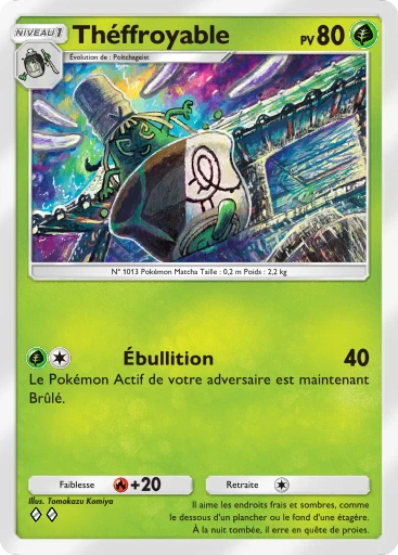 Carte Pokémon Théffroyable de l'extension Domination Céleste