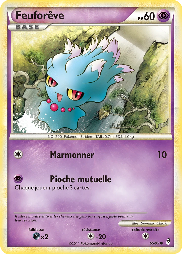Carte Pokémon Feuforêve de l'extension L'appel des Légendes