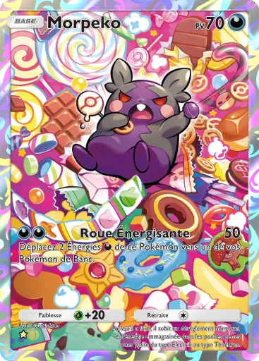 Carte Pokémon Morpeko de l'extension Méga-Rayonnement