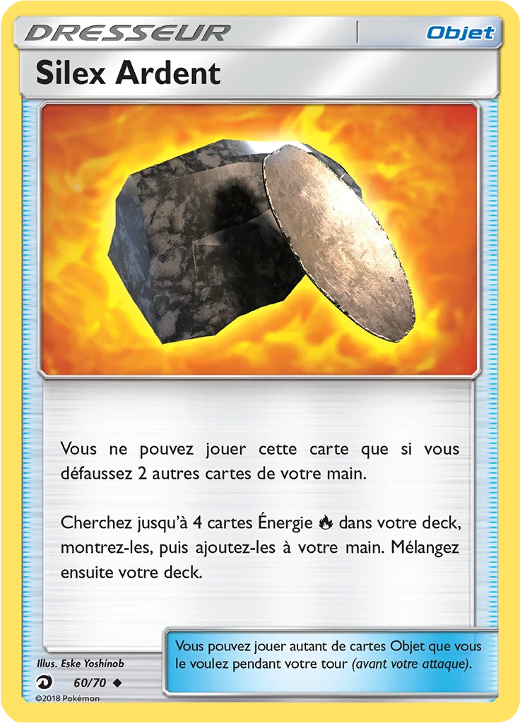 Carte Pokémon Silex Ardent de l'extension Majesté Des Dragons