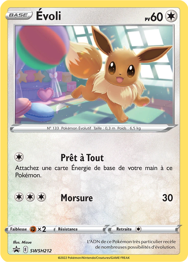 Carte Pokémon Évoli de l'extension Promo SWSH