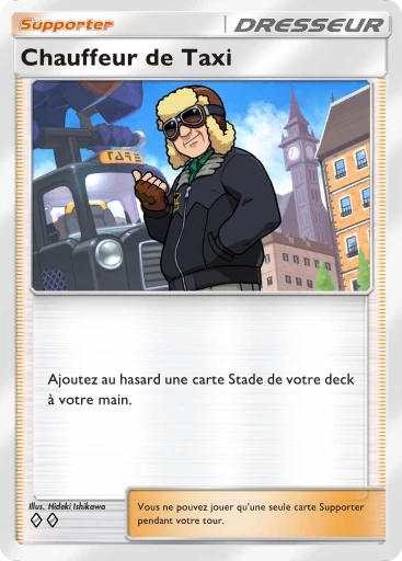 Carte Pokémon Chauffeur de Taxi de l'extension Aura Palpitante