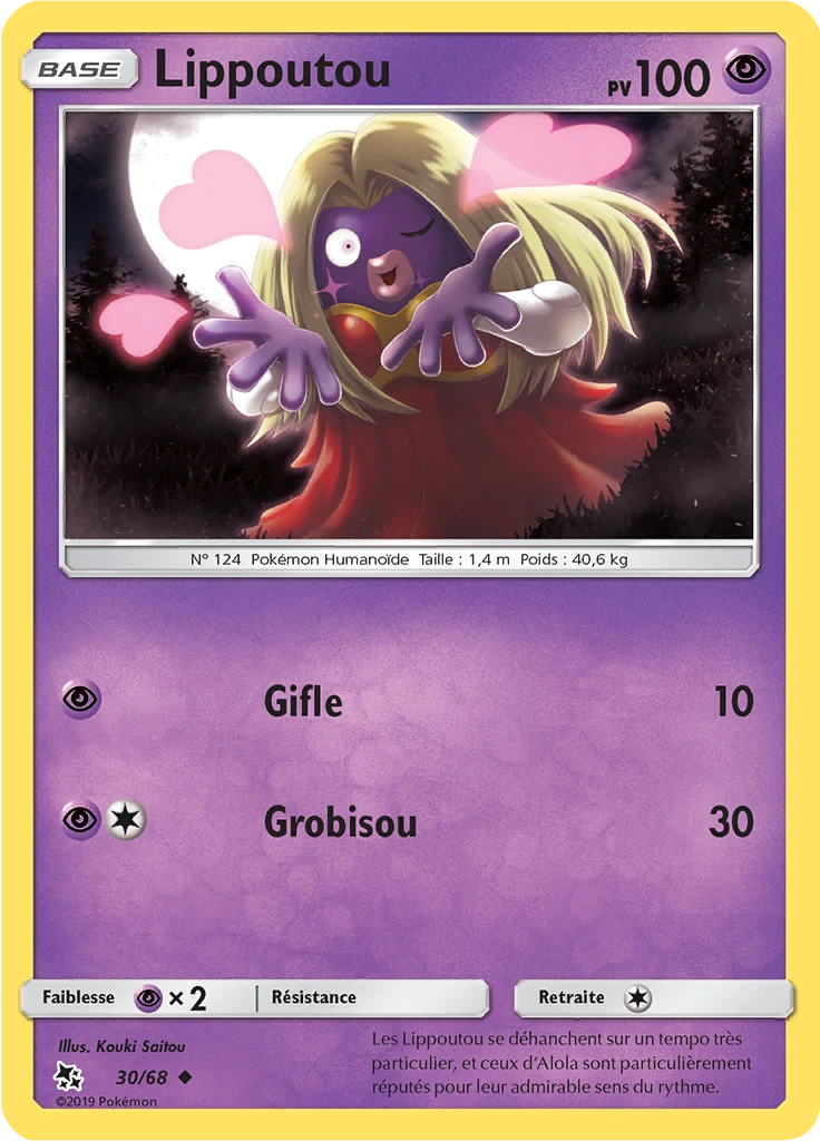 Carte Pokémon Lippoutou de l'extension Destinées Occultes