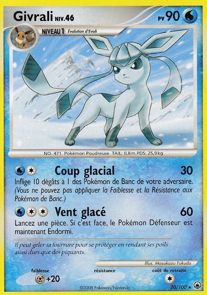Carte Pokémon Givrali de l'extension Aube Majestueuse