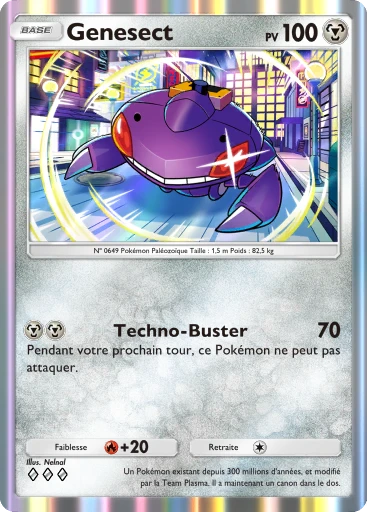 Carte Pokémon Genesect de l'extension Domination Céleste