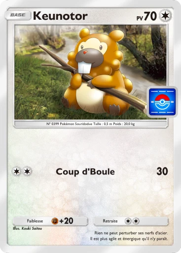 Carte Pokémon Keunotor de l'extension Promo-A