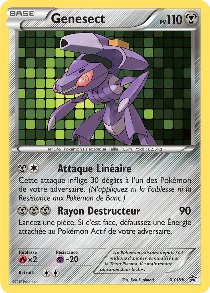 Carte Pokémon Genesect de l'extension Promo XY