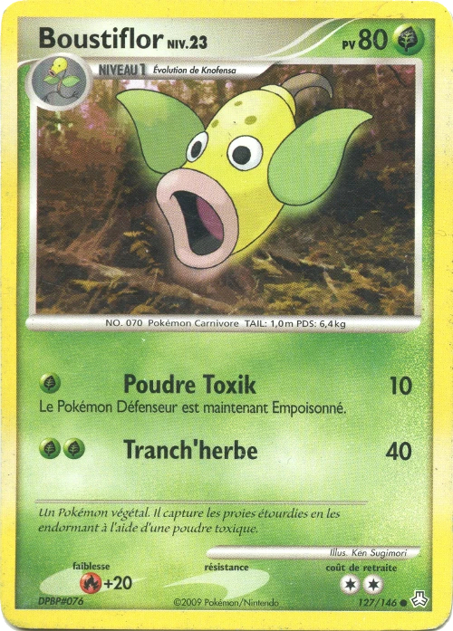 Carte Pokémon Boustiflor de l'extension Éveil des Légendes