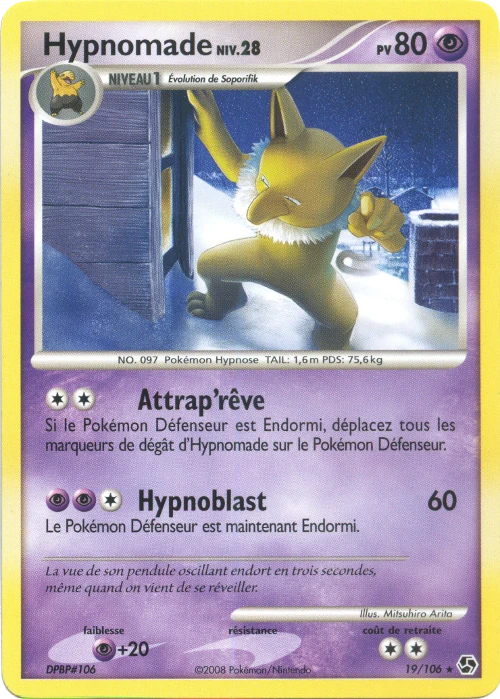 Carte Pokémon Hypnomade de l'extension Duels au Sommets