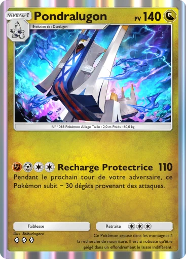 Carte Pokémon Pondralugon de l'extension L'Ambition de la Team Rocket